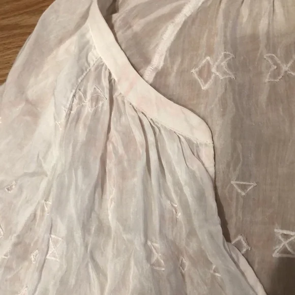 Preowned women’s JJill  sheer blouse XL Nice - Picture 8 of 9